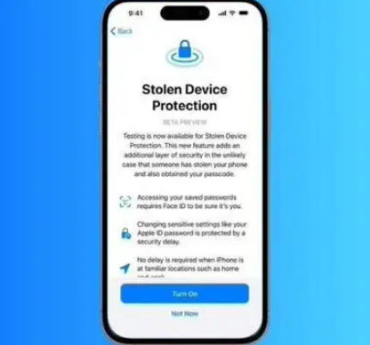 博乐苹果授权维修店分享被盗设备保护功能开启方法