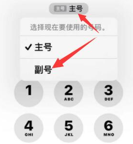 博乐苹果14维修店分享iPhone 14 Pro Max使用副卡打电话的方法 