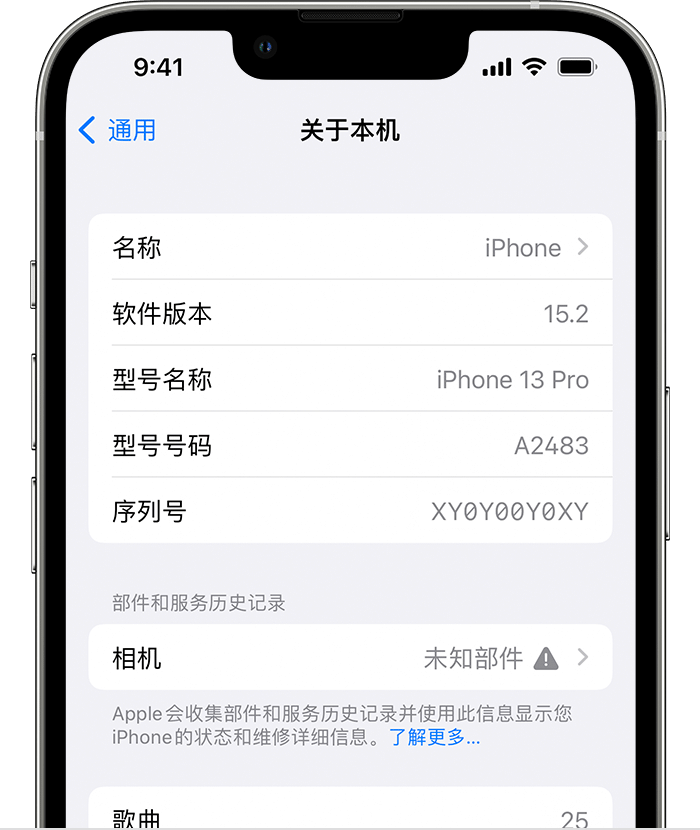 博乐苹果维修分享iPhone 出现提示相机“未知部件”是什么原因？ 