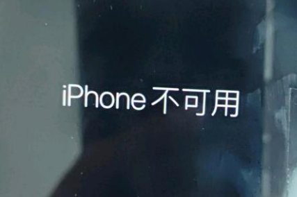 博乐苹果服务网点分享锁屏界面显示“iPhone 不可用”如何解决 